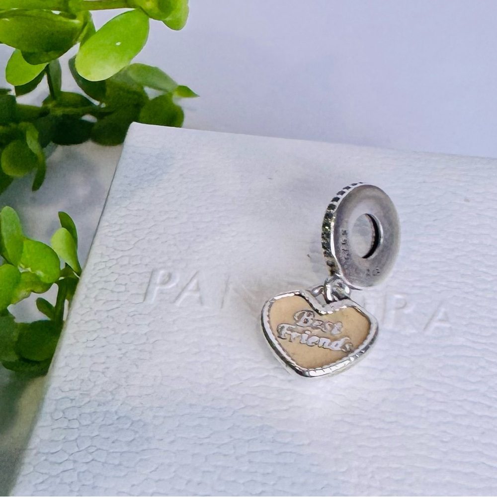 Authentic Pandora ‘Best Friend-Always There’ Enamel CZ Dangle S925 Ale Charm